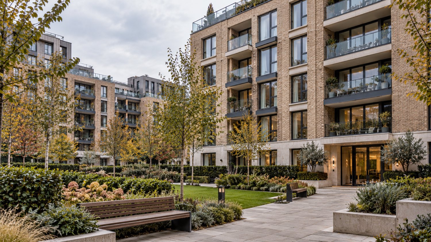A London apartment block of the kind Opago looks after for managing agents